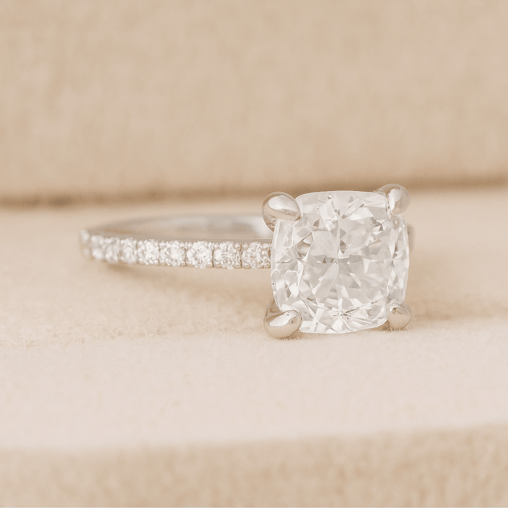 Round vs Cushion Cut Moissanite Rings: Which Should You Choose? - Jewel Eternal