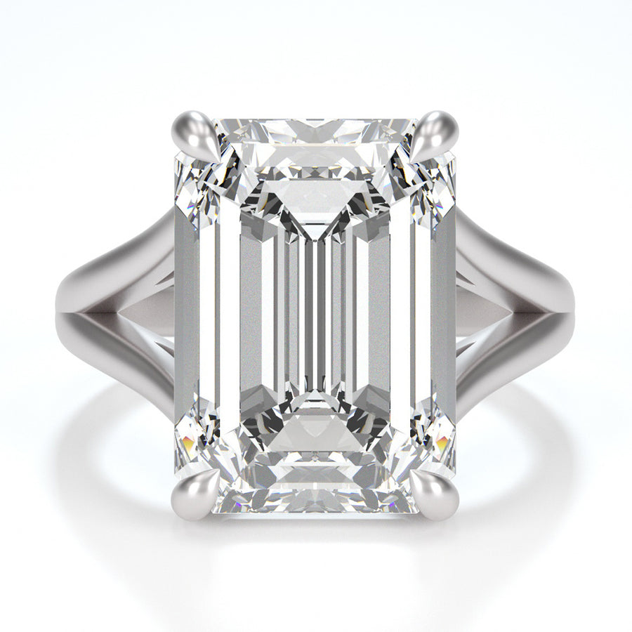 Emerald Cut Diamond Rings - Emerald  Rings | Jewel Eternal