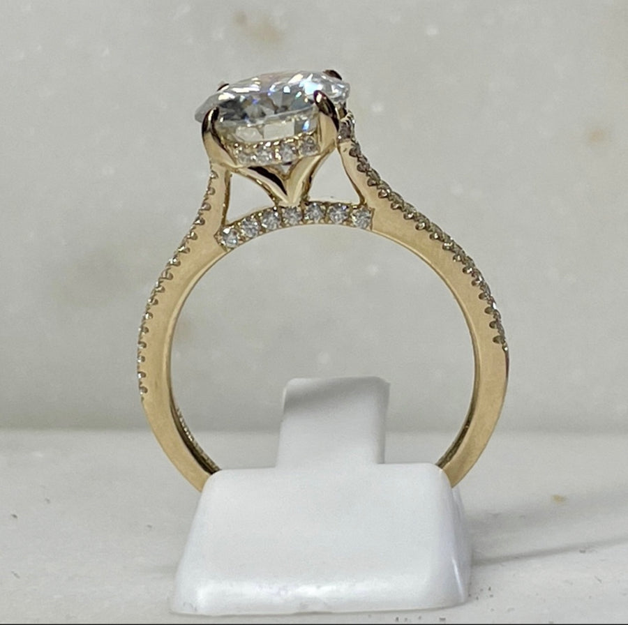Hidden Halo Ring - Engagement Ring | Jewel Eternal