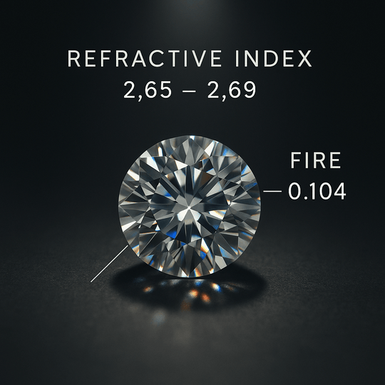 A Deep Dive Into Moissanite’s Refractive Index and Fire - Jewel Eternal