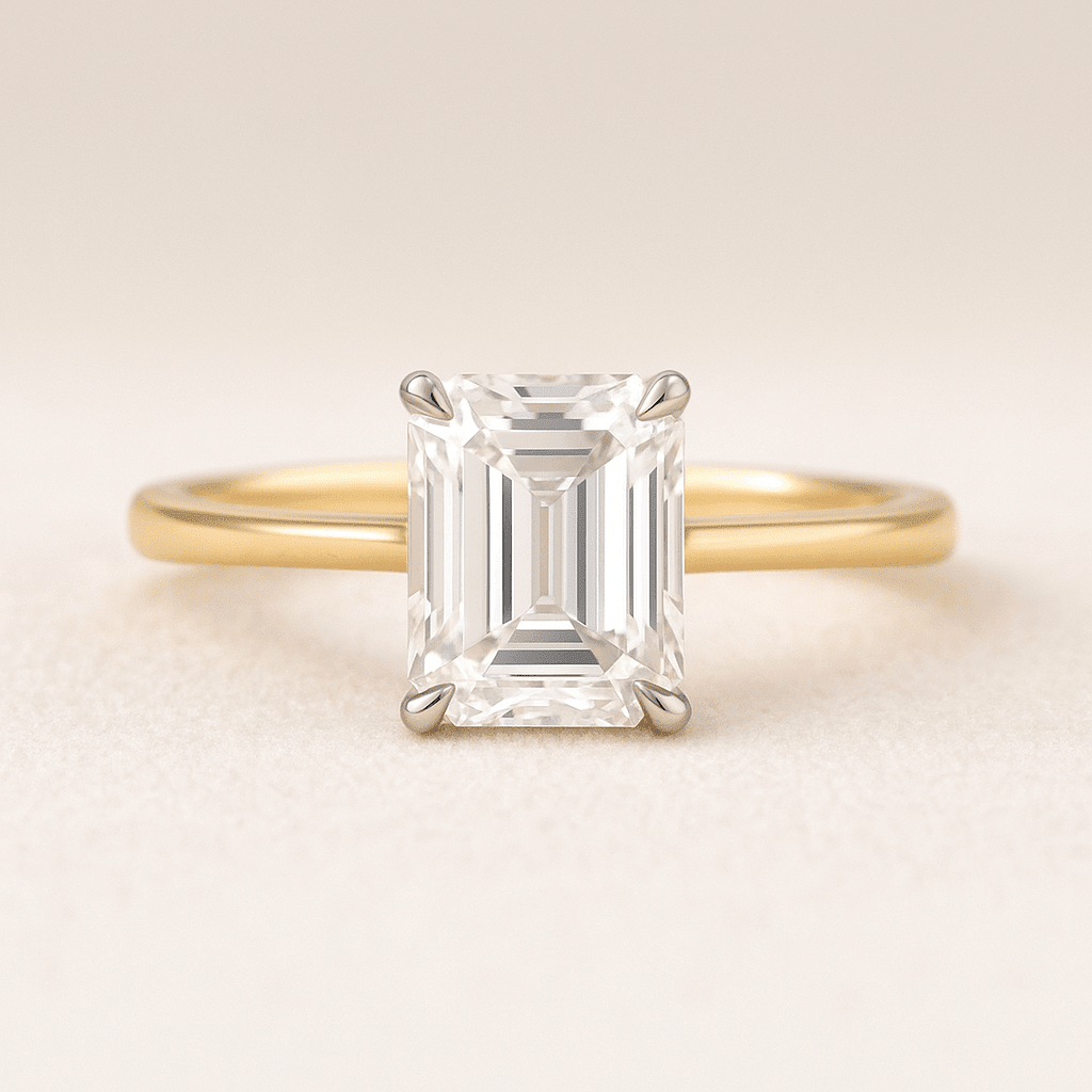 Emerald Cut Moissanite Rings: What to Know Before You Buy - Jewel Eternal