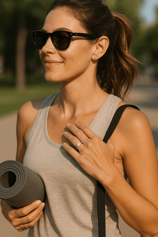Jewelry That Moves With You: Moissanite for Moms, Yogis & Jetsetters - Jewel Eternal