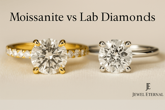 Moissanite vs Lab Diamonds: What’s the Difference? - Jewel Eternal