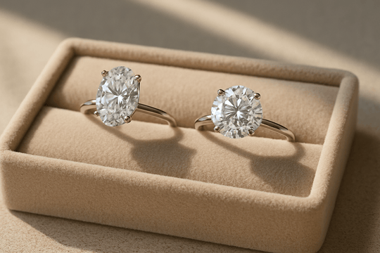 Oval vs Round Moissanite Rings: Which Shape Suits You? - Jewel Eternal