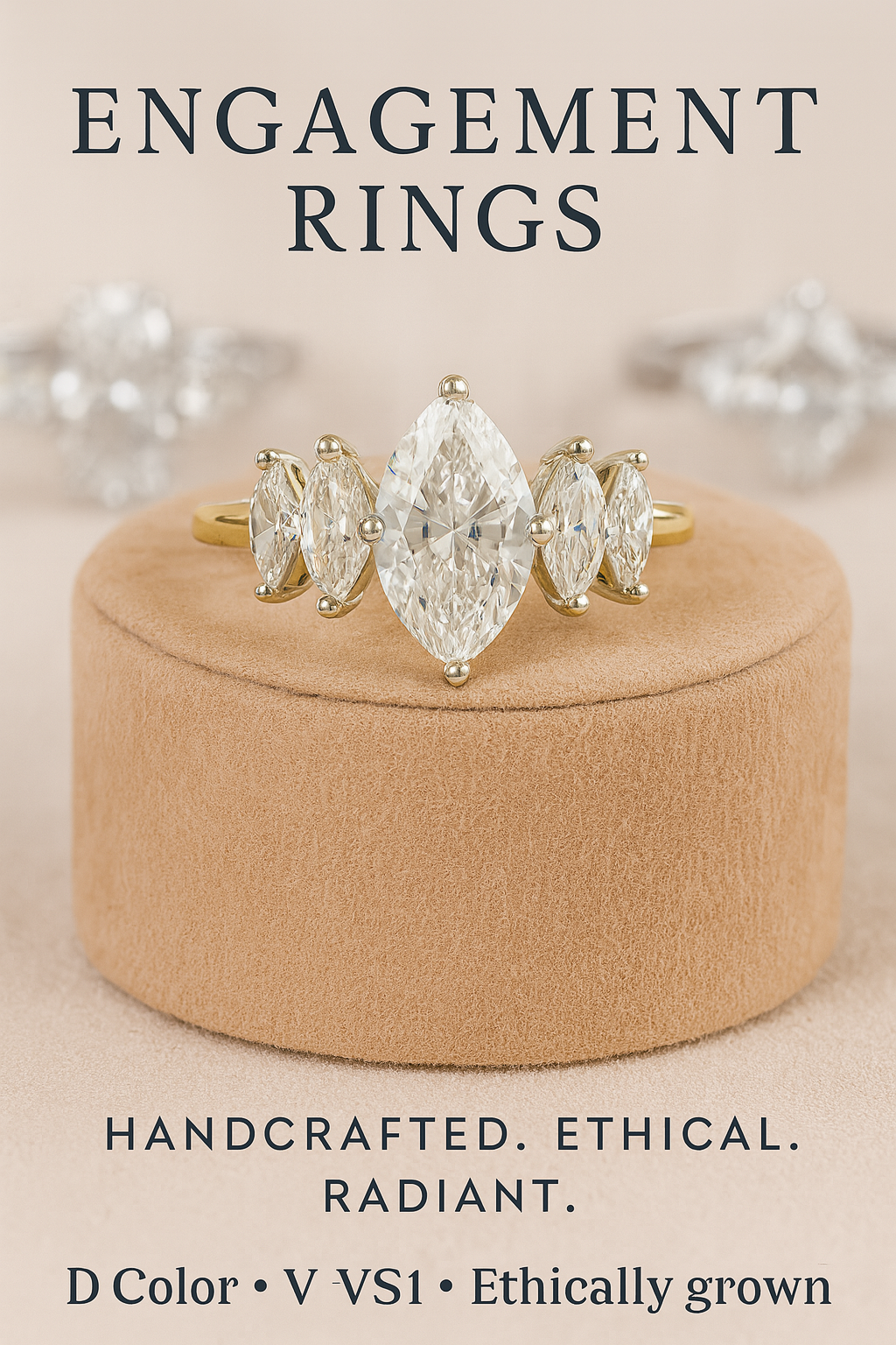 Moissanite Engagement Rings – Ethical & Handcrafted | Jewel Eternal