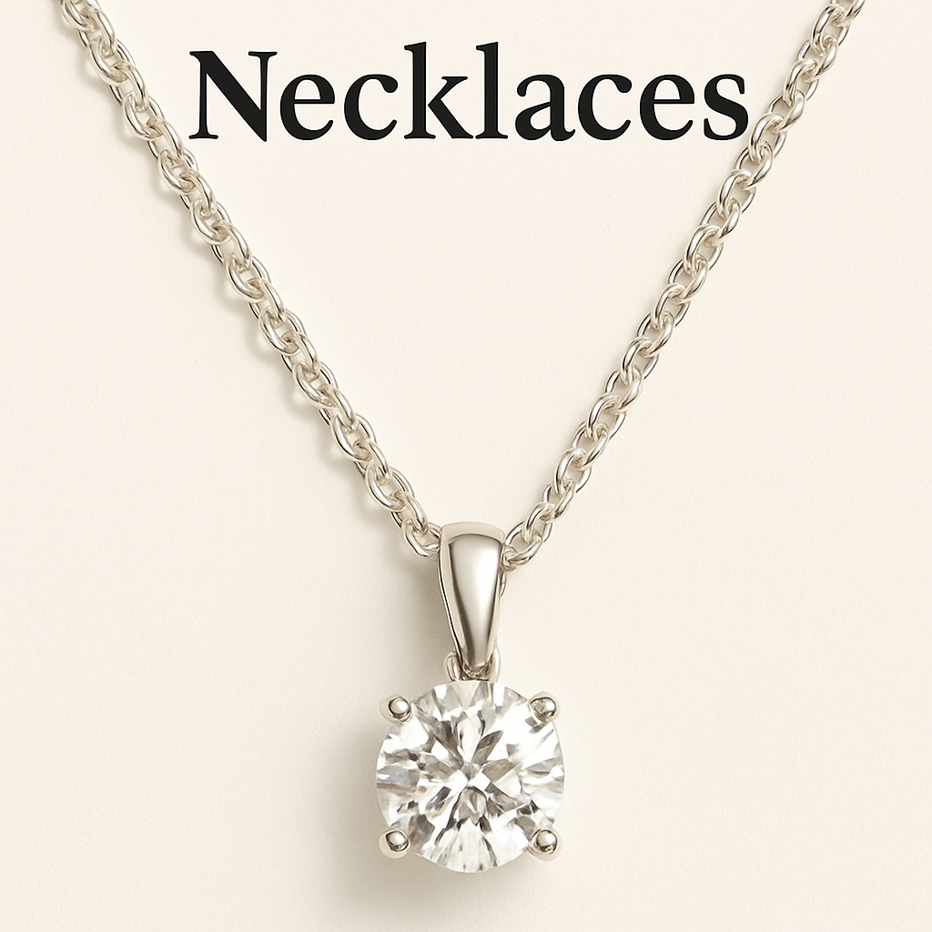 Moissanite Necklaces – Handcrafted Brilliance | Jewel Eternal