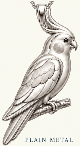 Cockatiel Pendant - Jewel Eternal