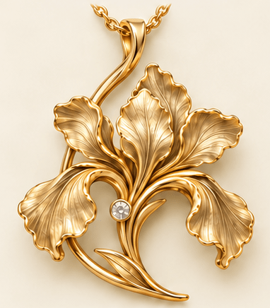 Iris Arc Pendant - Jewel Eternal