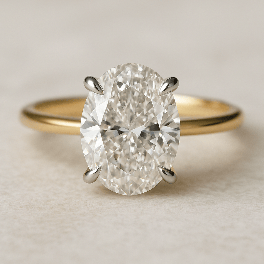 Majesty – 2.5 ct Moissanite Solitaire Ring in Sterling, Gold or Platinum - Jewel Eternal