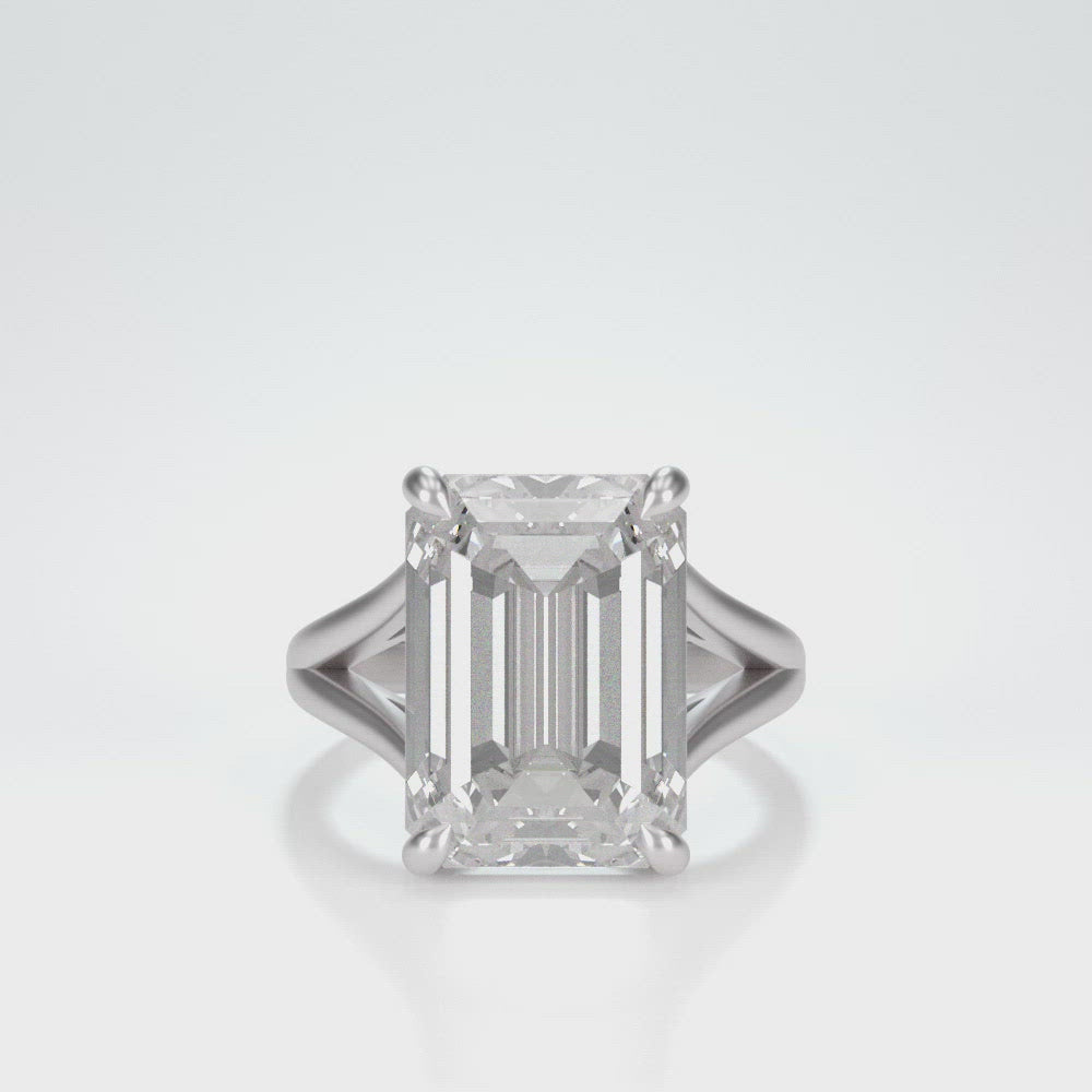 Emerald Cut Diamond Rings - Emerald  Rings | Jewel Eternal