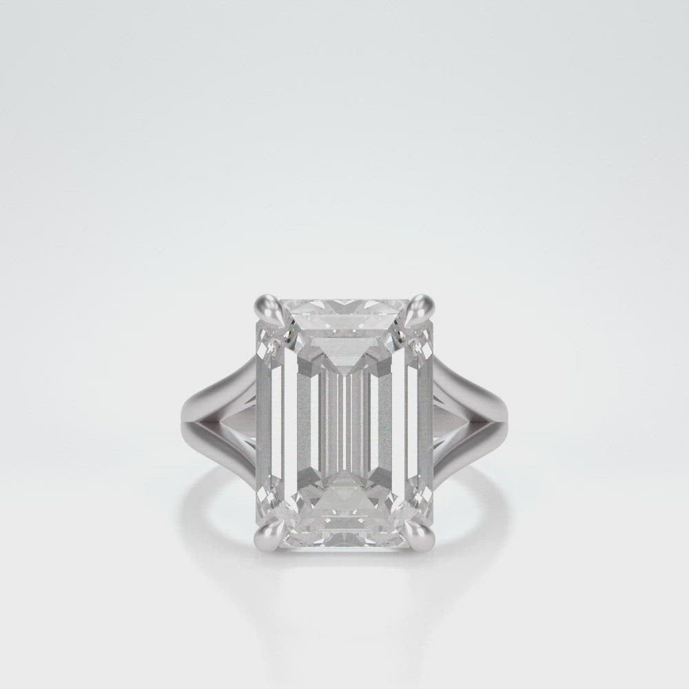 Emerald Cut Diamond Rings - Emerald  Rings | Jewel Eternal