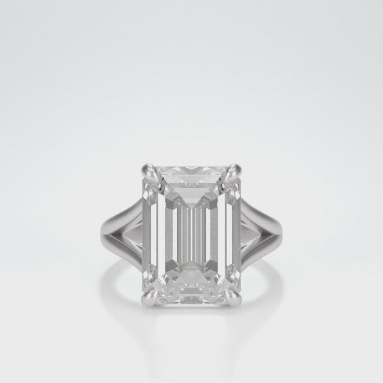 Emerald Cut Diamond Rings - Emerald  Rings | Jewel Eternal