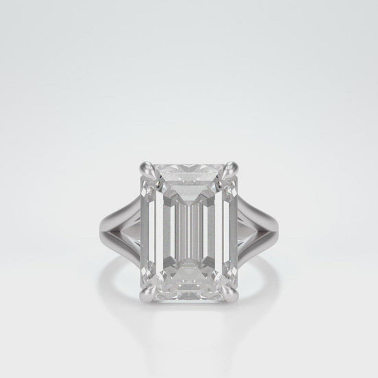 Emerald Cut Diamond Rings - Emerald  Rings | Jewel Eternal