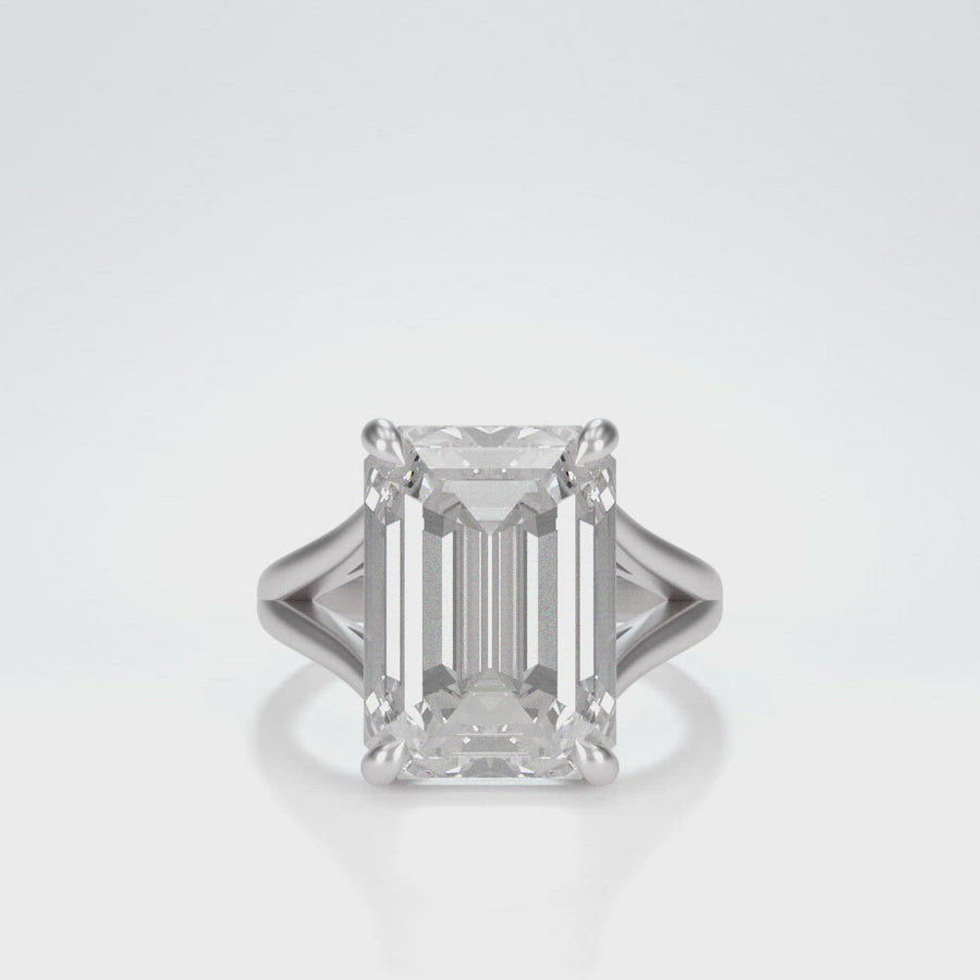 Emerald Cut Diamond Rings - Emerald  Rings | Jewel Eternal