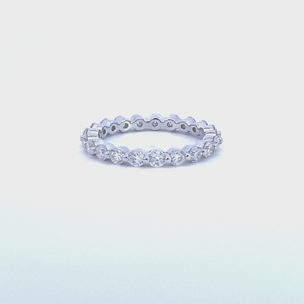 Eternity Band Rings | Women's Moissanite Eternity Rings | Jewel Eternal