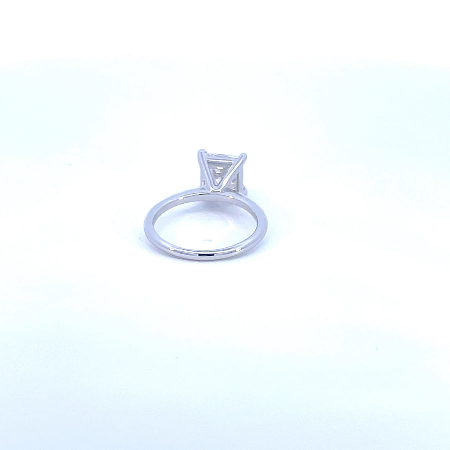 Princess Cut Solitaire Ring - Moissanite Rings | Jewel Eternal