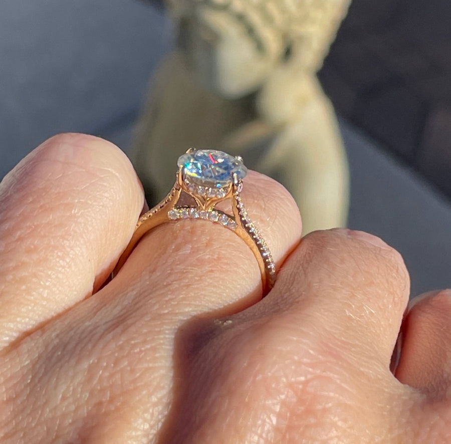 Hidden Halo Ring - Engagement Ring | Jewel Eternal