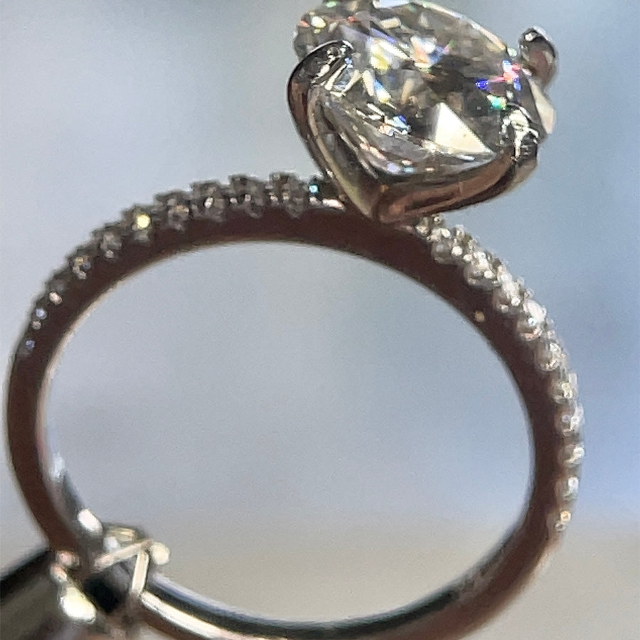 Women's Moissanite Engagement Rings - Diamond's real Doppelgänger | Custom Rings | Jewel Eternal