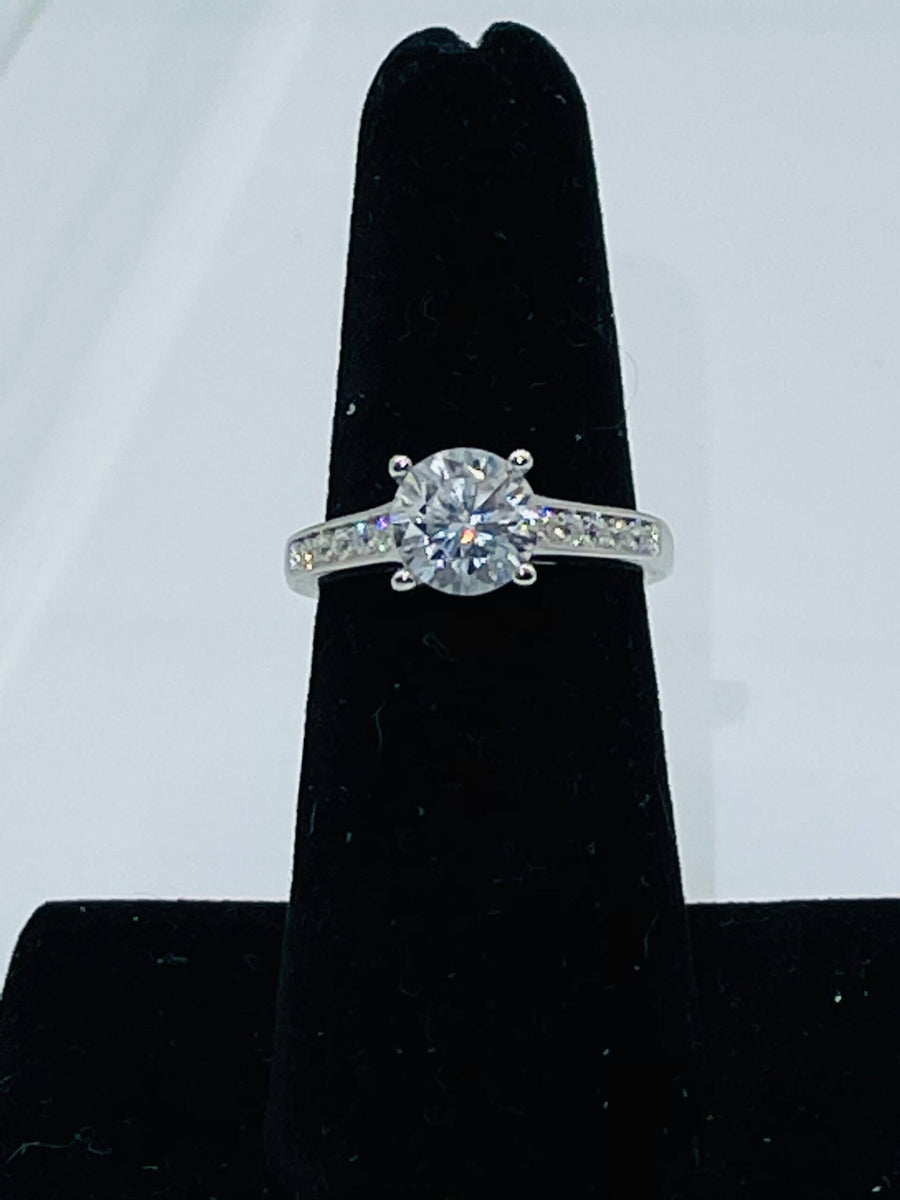 Sterling Silver Rings - Moissanite Ring | Jewel Eternal 