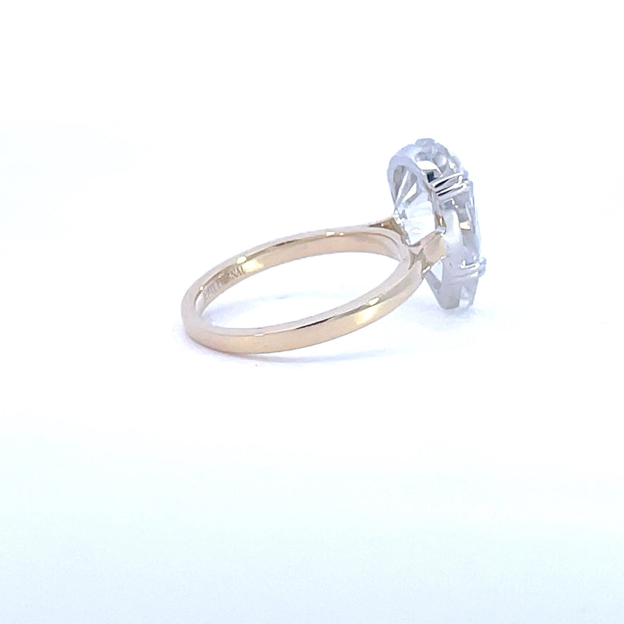 Solitaire Pear Cut Ring - Longpear Classic - 6ct | Jewel Eternal 