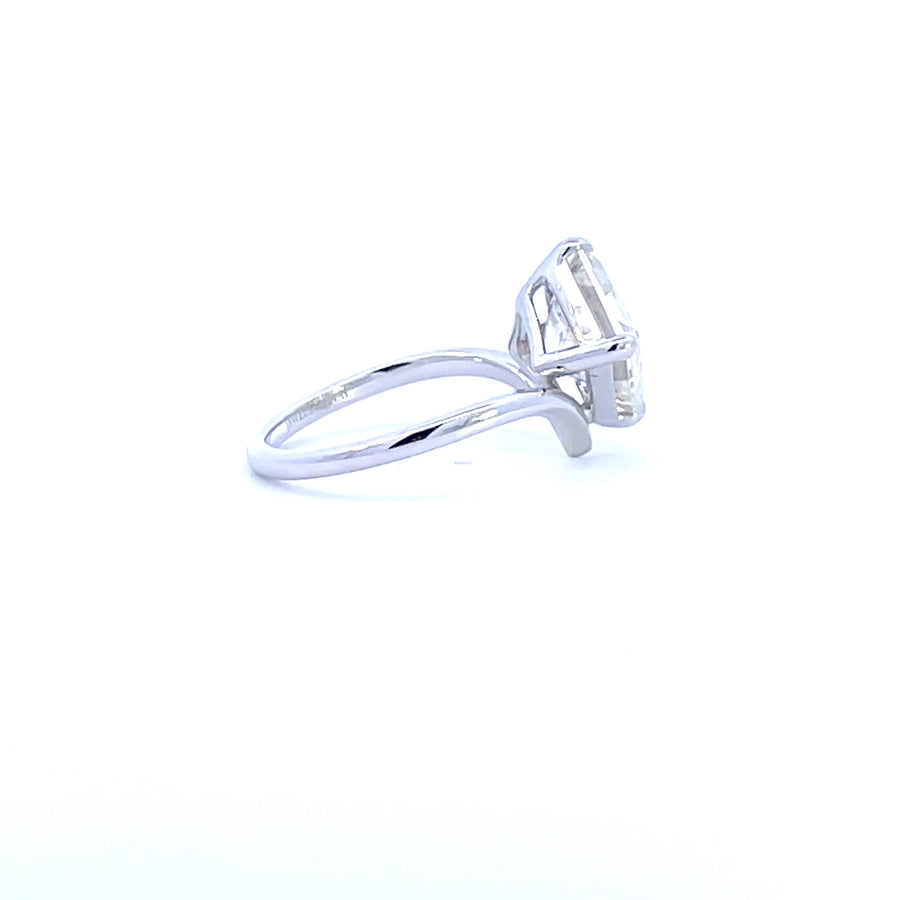 Asscher cut Solitaire Moissanite Engagement and Fashion Ring. Looks identical to and lasts as long as diamond - Precious Square | Jewel Eternal