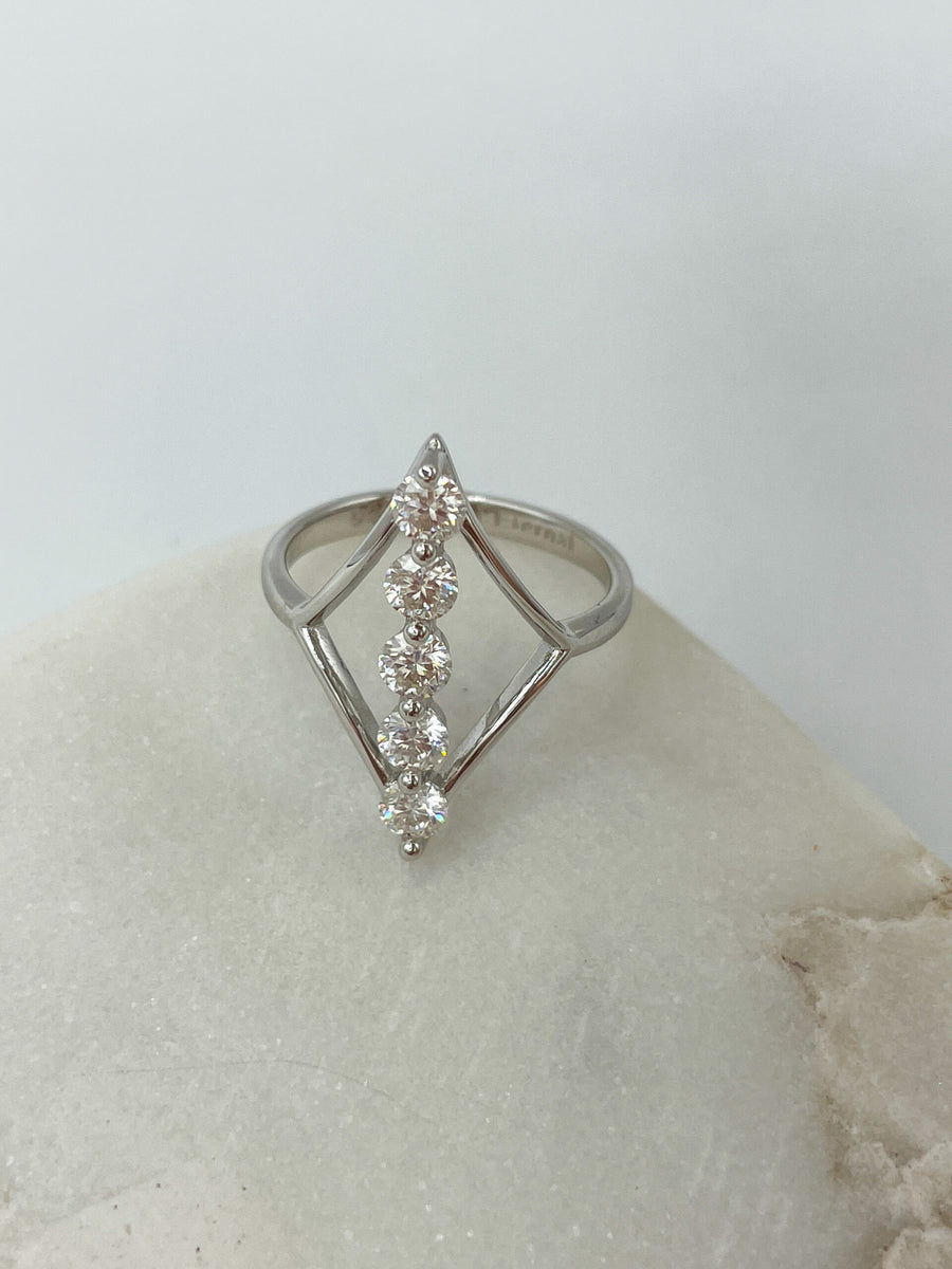 North Star Ring - Moissanite Engagement and Fashion Rings | Jewel Eternal